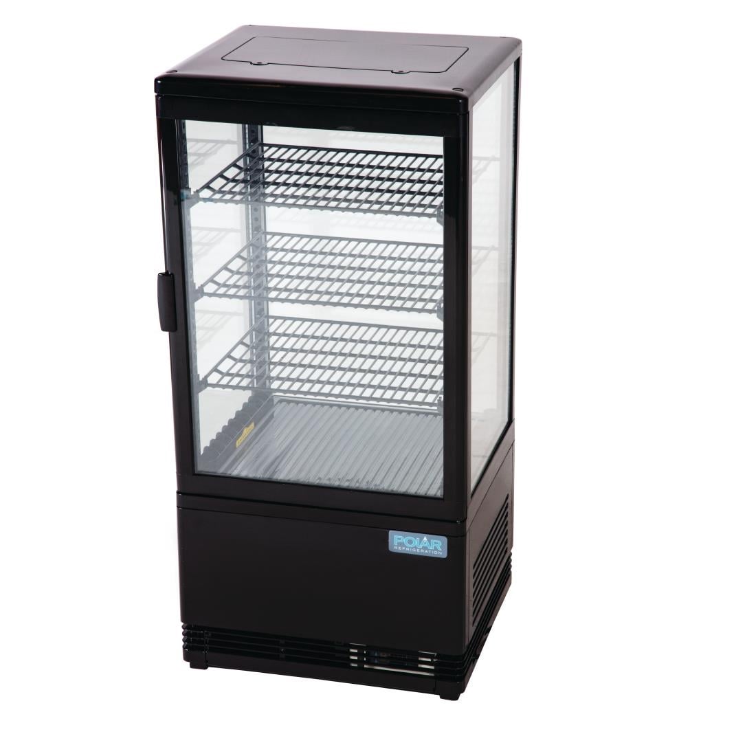 CX577 Polar C-Serie Energiezuinige Toonbankkoeling Zwart 68Ltr