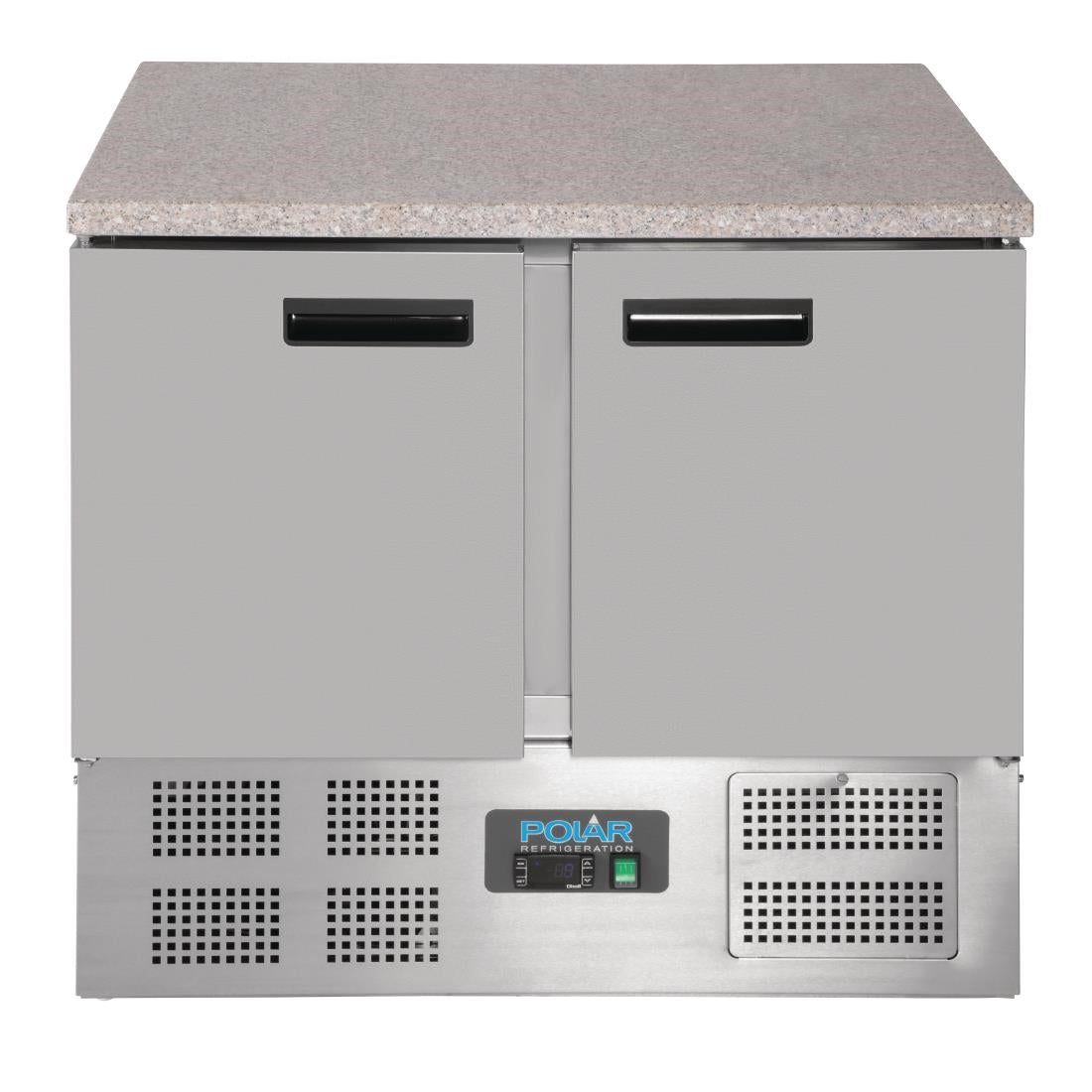 CL108 Polar G-serie koelwerkbank met marmeren werkblad 240Ltr
