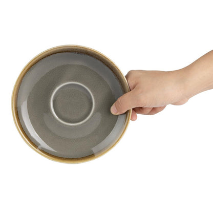 HC393 Olympia Kiln Cappuccinoschotels Grijs 16cm (6 Stuks)