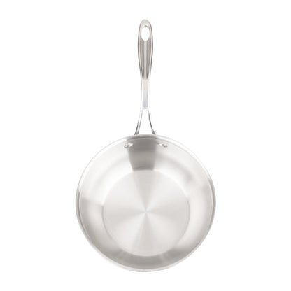 Y240 Vogue roestvrij staal & aluminium drielaagse geflarede sauteerpan 20cm