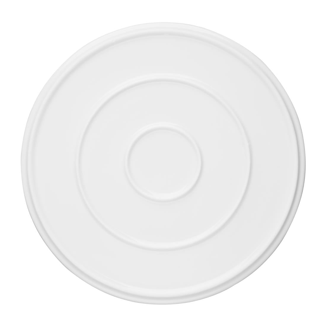 FW814 Olympia Whiteware Platte Ronde Borden 268mm (4 Stuks)