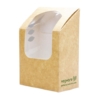 CL705 Vegware composteerbare tortilladozen met PLA-venster (500 stuks)