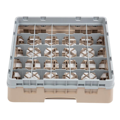 DW554 Cambro Camrack vaatwaskorf met 25 compartimenten max. glashoogte 9,2cm