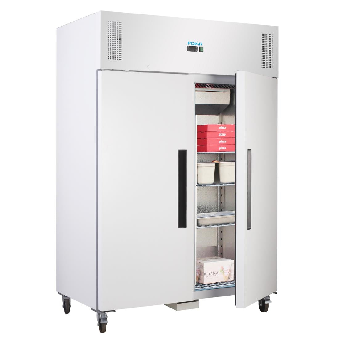 CD616 Polar G-serie 2-deurs vriezer wit 1200L