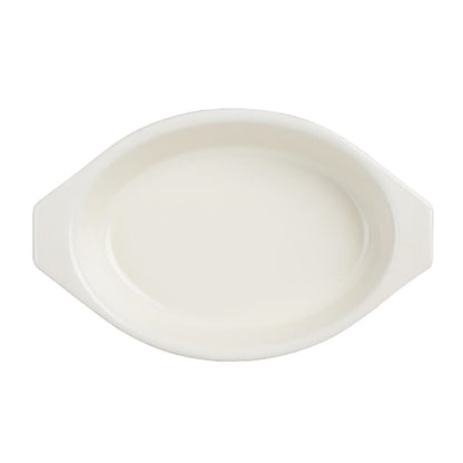 GH317 Vogue ovale gietijzeren gratineerschaal rood 0,65Ltr