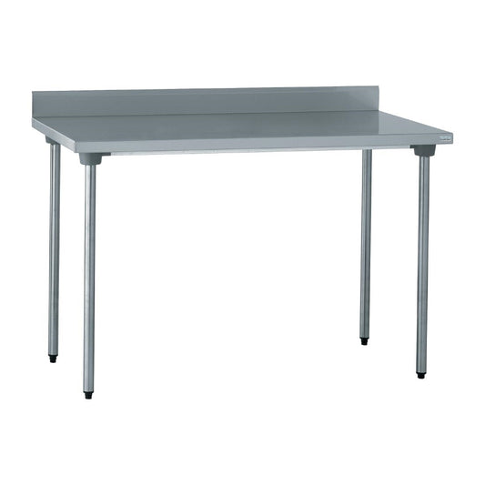 CX550 Tournus RVS werktafel met achteropstand 100cm
