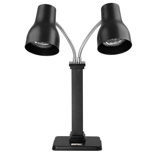 JA868 Buffalo Dubbele Warmtelamp Snijstation Mat Zwart 2x250W