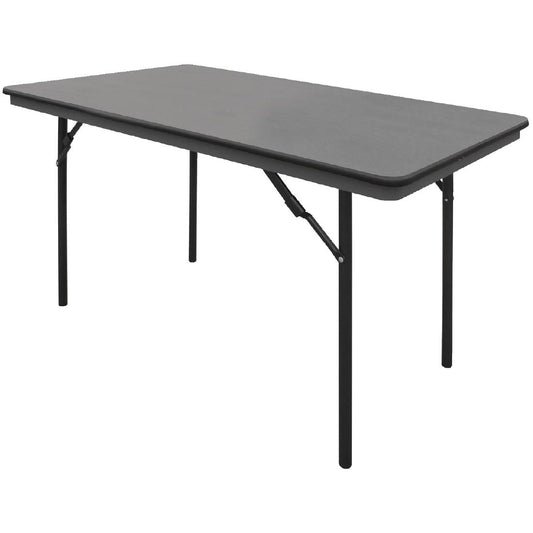 GC594 Bolero ABS rechthoekige klaptafel grijs 122cm