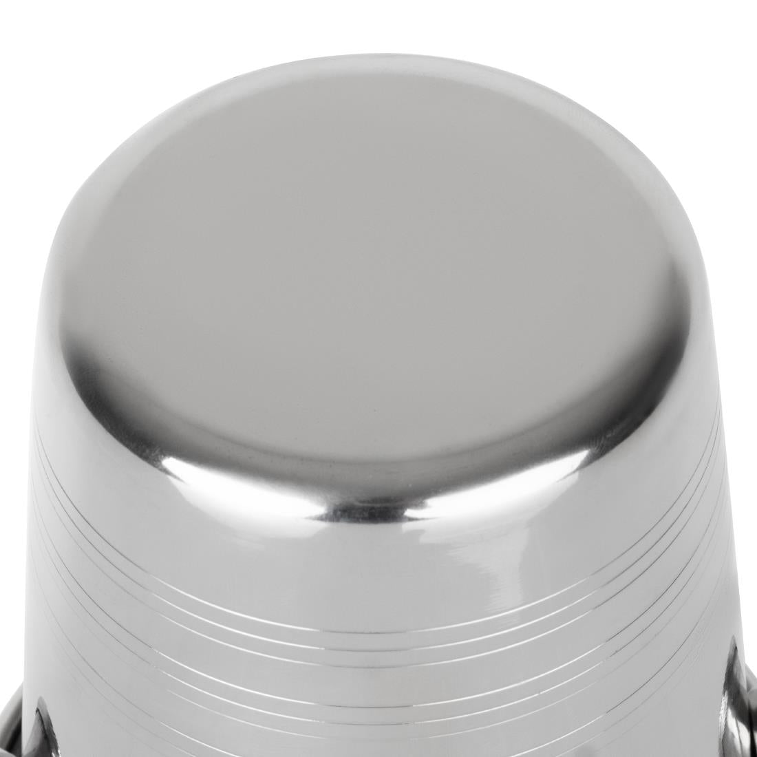 HY121 Olympia Ijsemmer Met Handvatten En Geëtst Detail Roestvrij Staal 1050ml