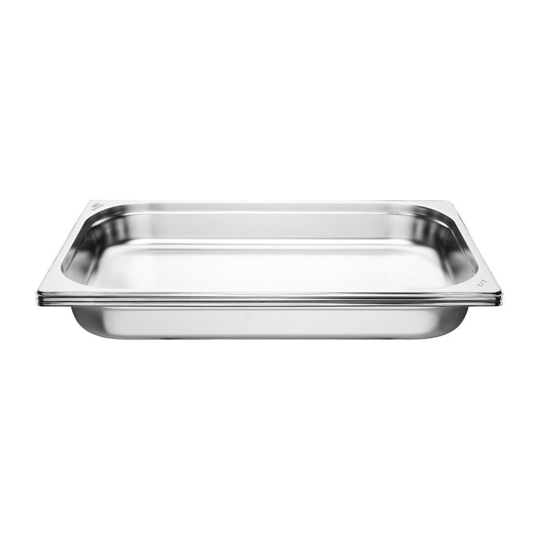 DB881 Nisbets essentials roestvrijstalen gastronorm 65mm (verpakking 3)
