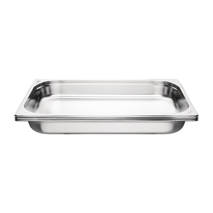 DB881 Nisbets essentials roestvrijstalen gastronorm 65mm (verpakking 3)