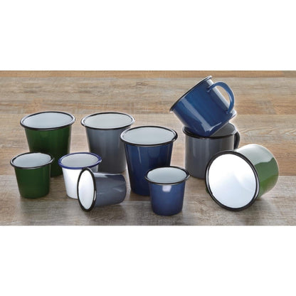 DC394 Olympia Emaille mok blauw 35cl (6 stuks)