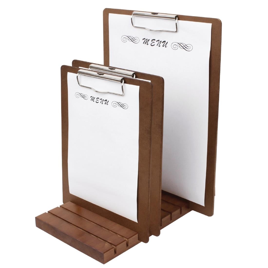 CL174 Olympia houten menu klembord A4