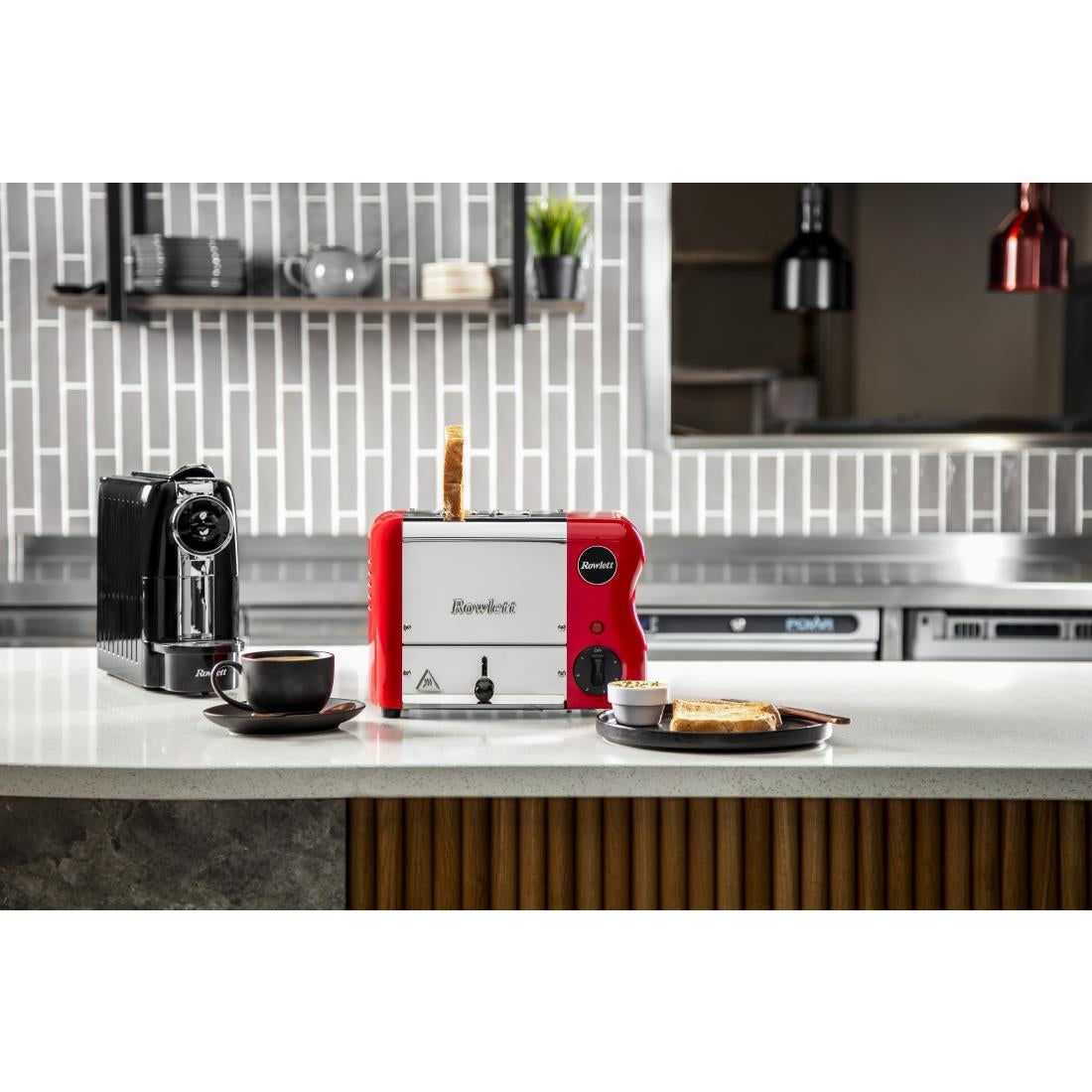 CH180 Rowlett Esprit broodrooster 2 sleuven rood