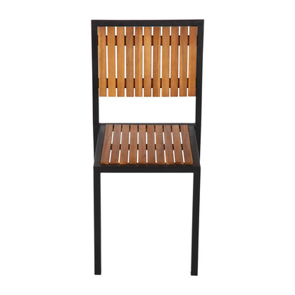 DS150 Bolero stalen en acaciahouten stoelen (4 stuks)