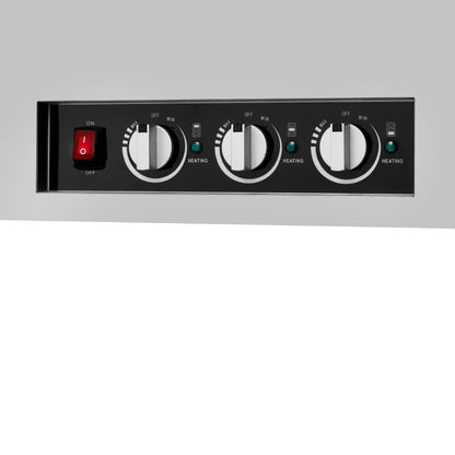 JB984 Buffalo mobiele bain-marie trolley 3x 1/1GN