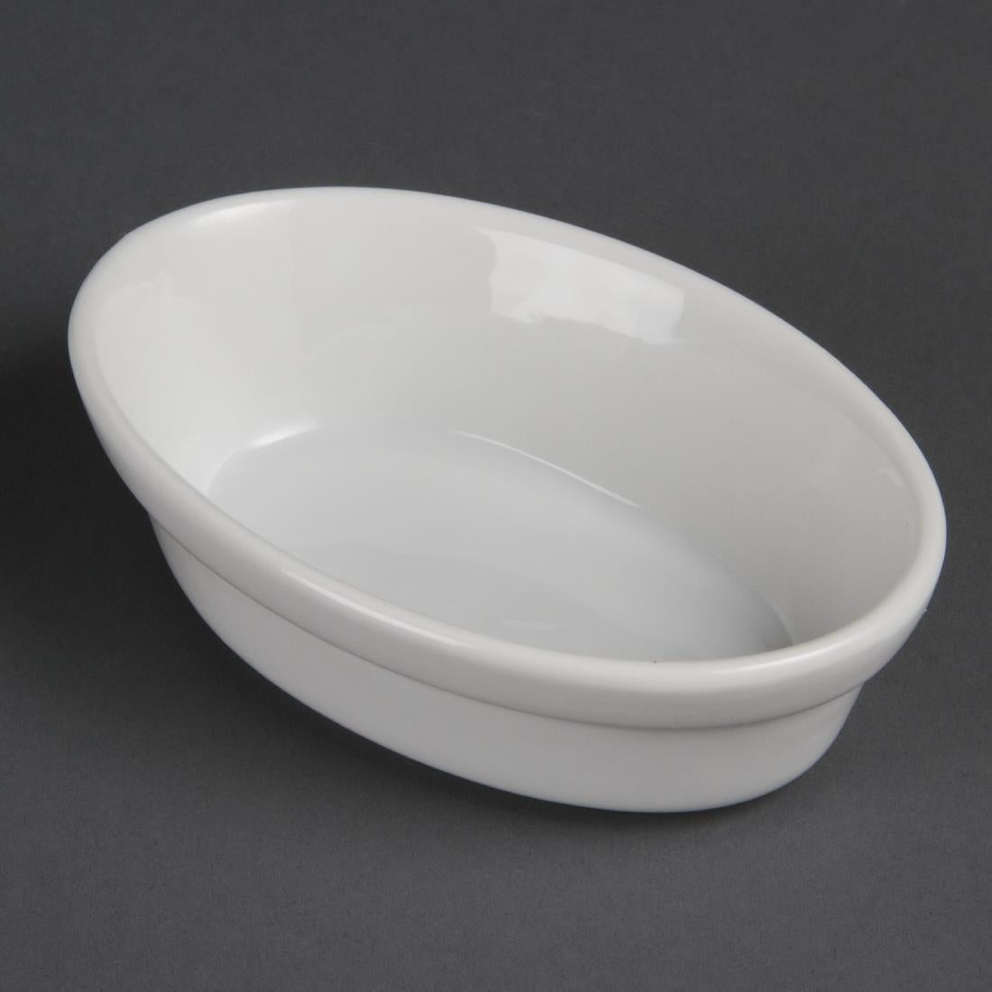DK806 Olympia Whiteware Ovale Schaaltjes 14,5cm (6 Stuks)