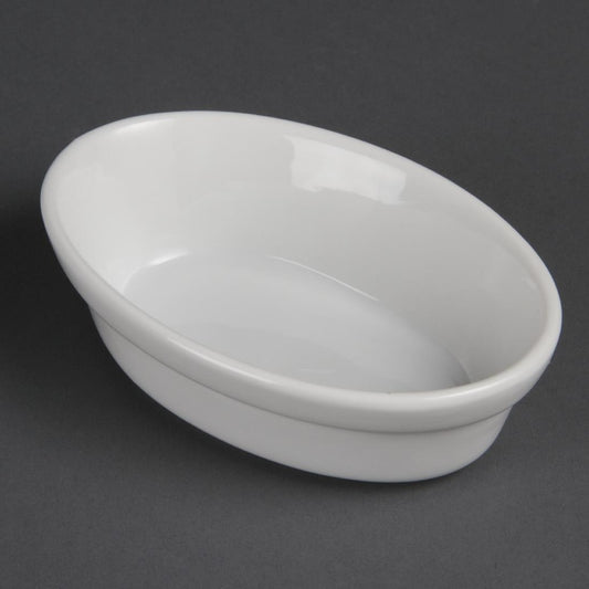 DK806 Olympia Whiteware Ovale Schaaltjes 14,5cm (6 Stuks)