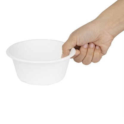 HW021 Fiesta Composteerbare Bagasse Kom Basis 400ml (50 stuks)