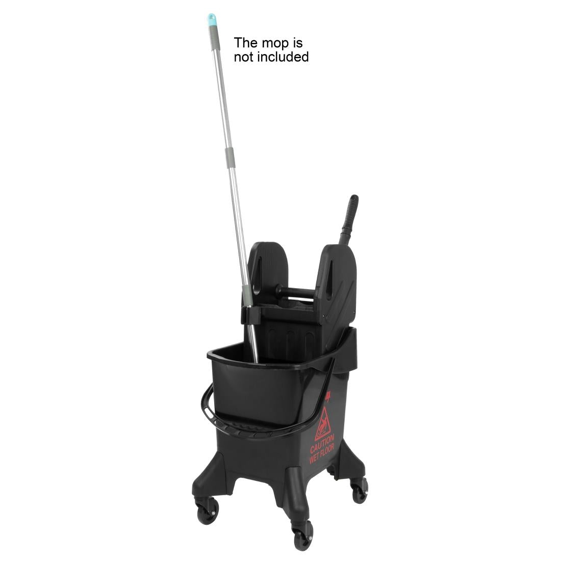 HW636 Jantex 20Ltr Hoge Mopemmer En Wringer - Rode Opdruk