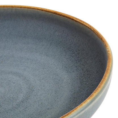 FA306 Olympia Canvas diepe coupe borden blauw graniet 23cm (6 stuks)