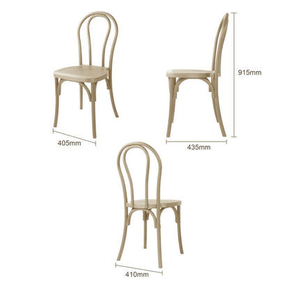 HW289 Bolero Soho Bentwood Stijl Harsstoelen Natuurlijk (4 Stuks)