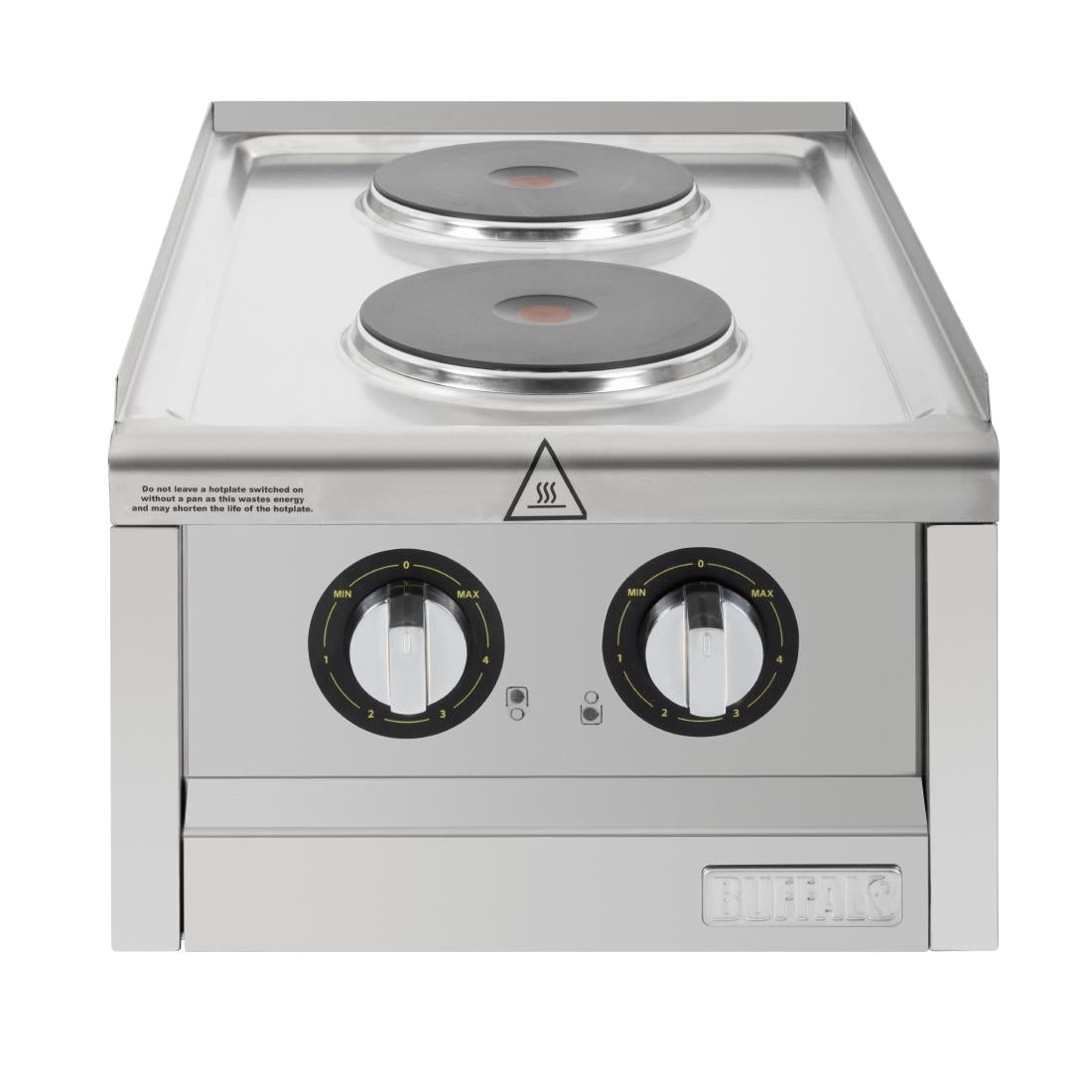 CU472 Buffalo 600-Serie Elektrische Kookplaat Met 2 Kookzones