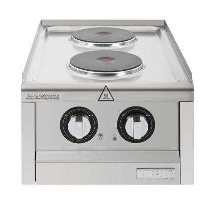 CU472 Buffalo 600-Serie Elektrische Kookplaat Met 2 Kookzones