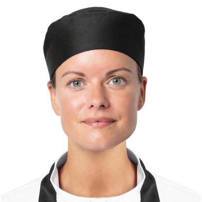 BB476 Nisbets Essentials skull cap zwart - universeel (2 stuks)