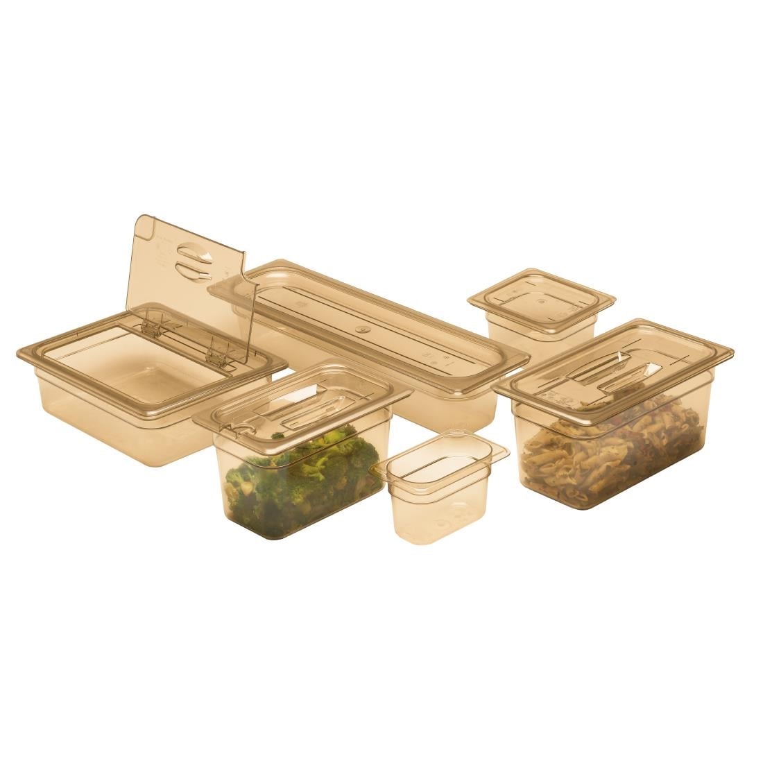 HR275 Cambro Hoog Hitte Polycarbonaat 1/9 Gastronorm Deksel