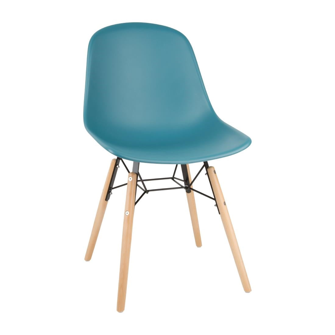 FB819 Bolero Arlo stoelen groenblauw (2 stuks)