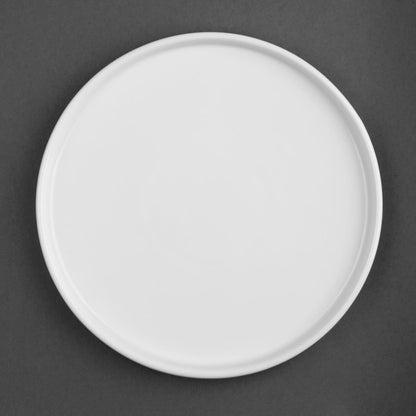 FW814 Olympia Whiteware Platte Ronde Borden 268mm (4 Stuks)