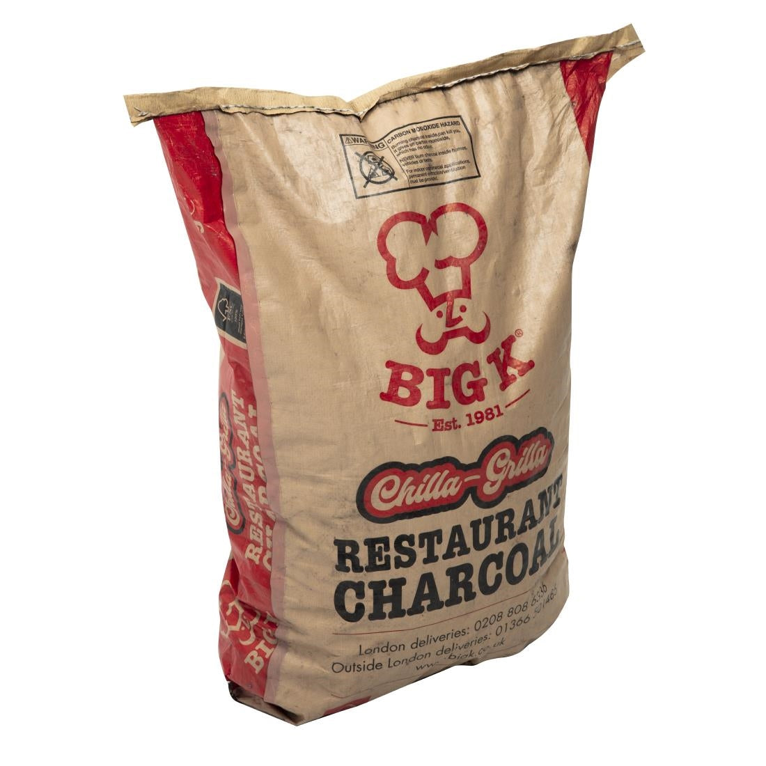 DC868 Big K Restaurant natuurlijke briketten 12kg