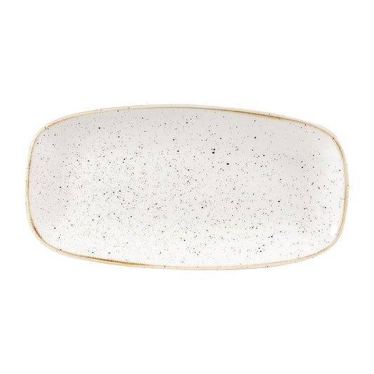 DW324 Churchill Stonecast Barley White Chefs Ovaal Bord 29.8 x 15.2cm (12 stuks)