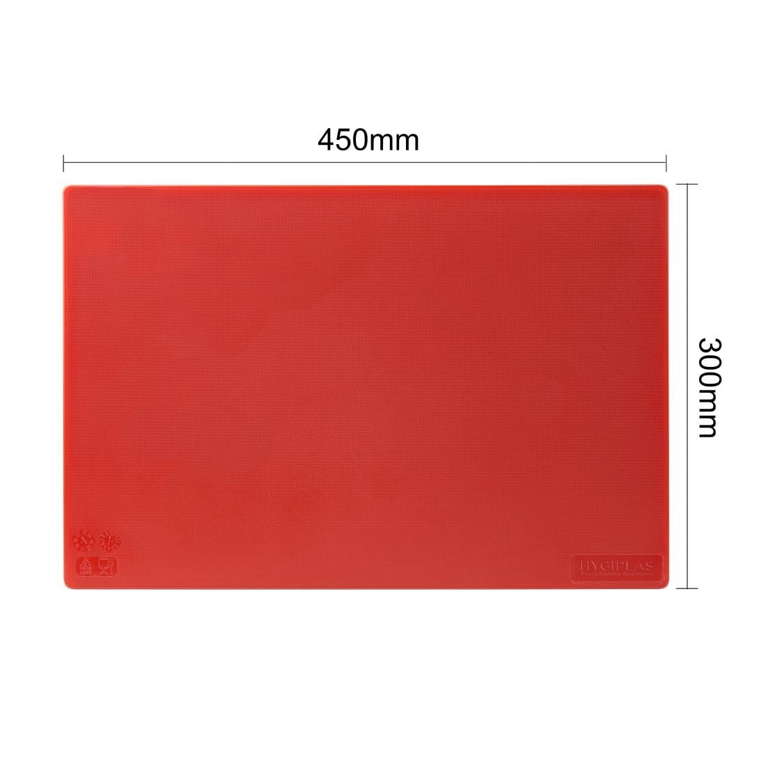 W356 Hygiplas LDPE snijplanken HACCP 450(B) x 300(L) x 10(H)mm (6 stuks)