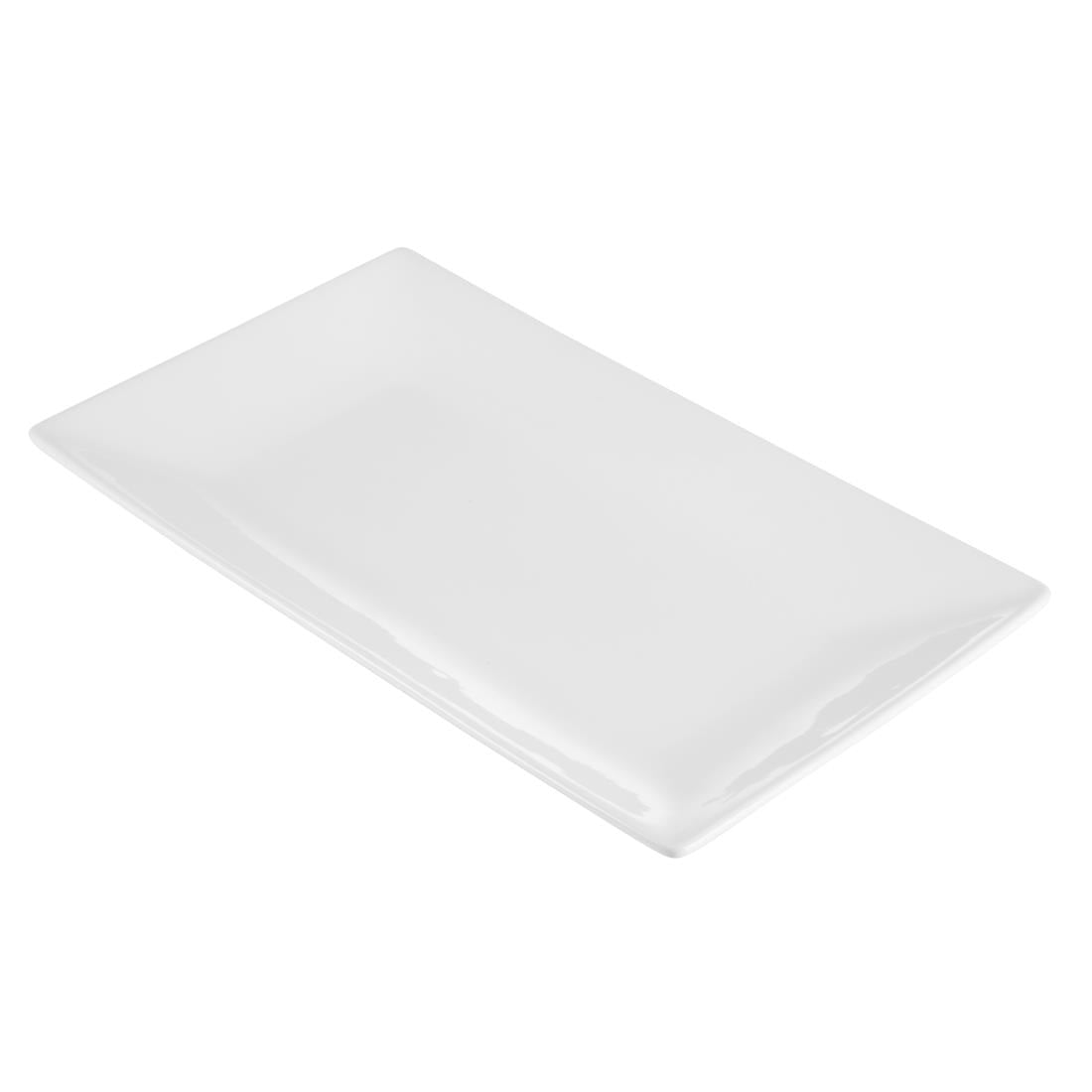 CC895 Olympia Whiteware rechthoekige serveerschalen 31x18cm (2 stuks)