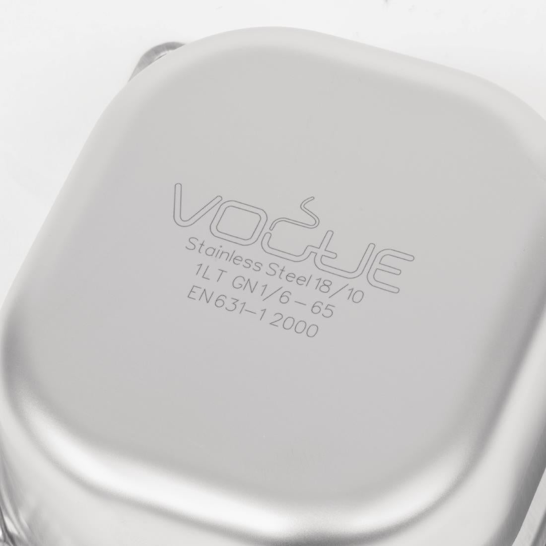 DW449 Vogue RVS GN 1/6 bak 65mm
