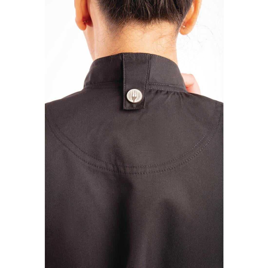 BB051-XXL Chef Works Springfield dames koksbuis zwart XXL