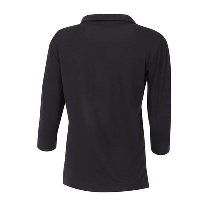 B038-XL Uniform Works dames T-shirt met V-hals zwart XL