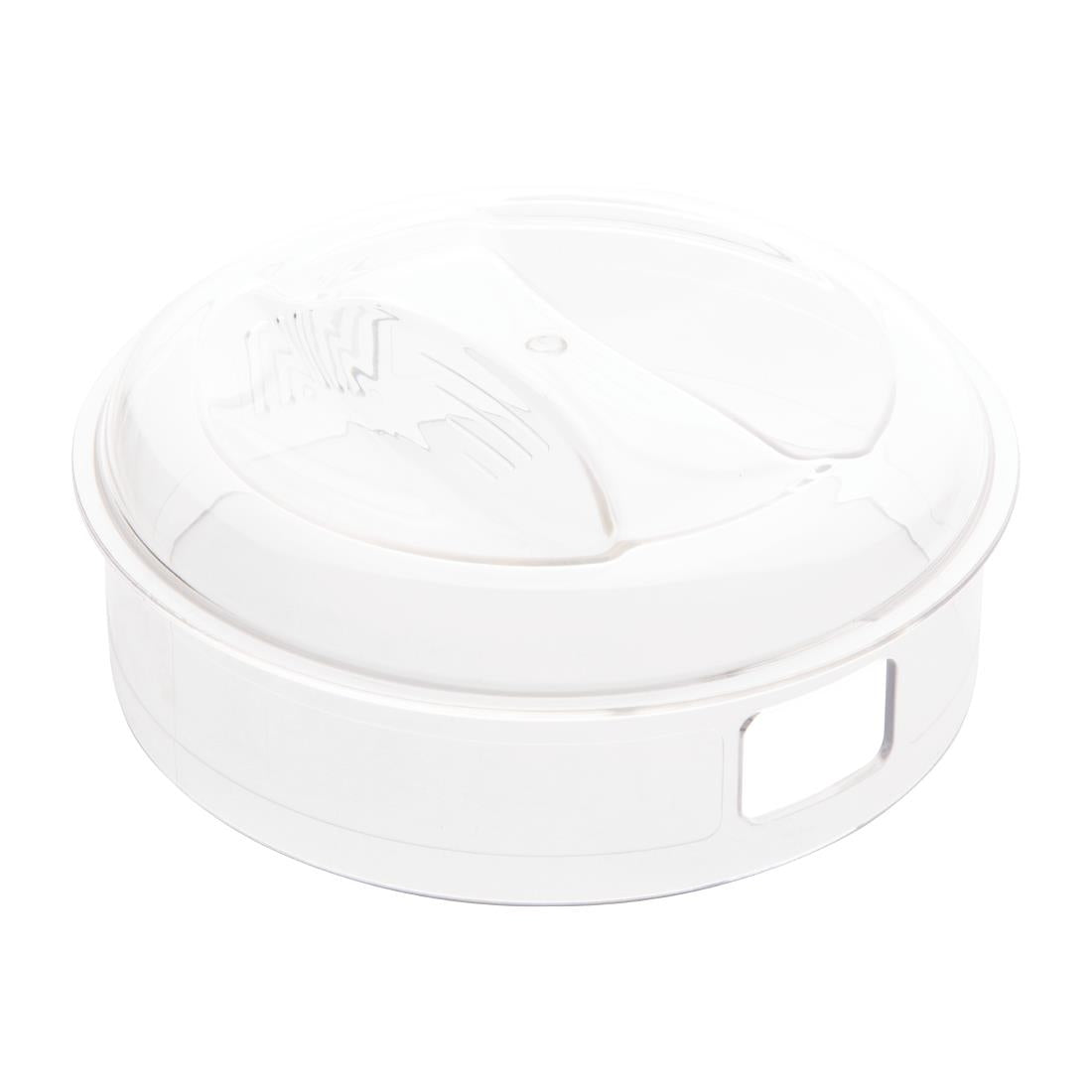 FB891 Olympia Kristallon deksel voor stapelbare polycarbonaat kan 1Ltr (6 stuks)
