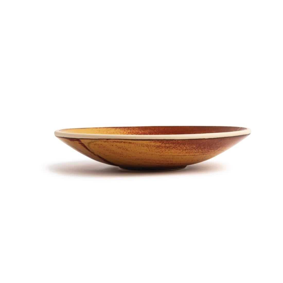 FA312 Olympia canvas ondiepe schaal sienna roest 200 mm (6 stuks)