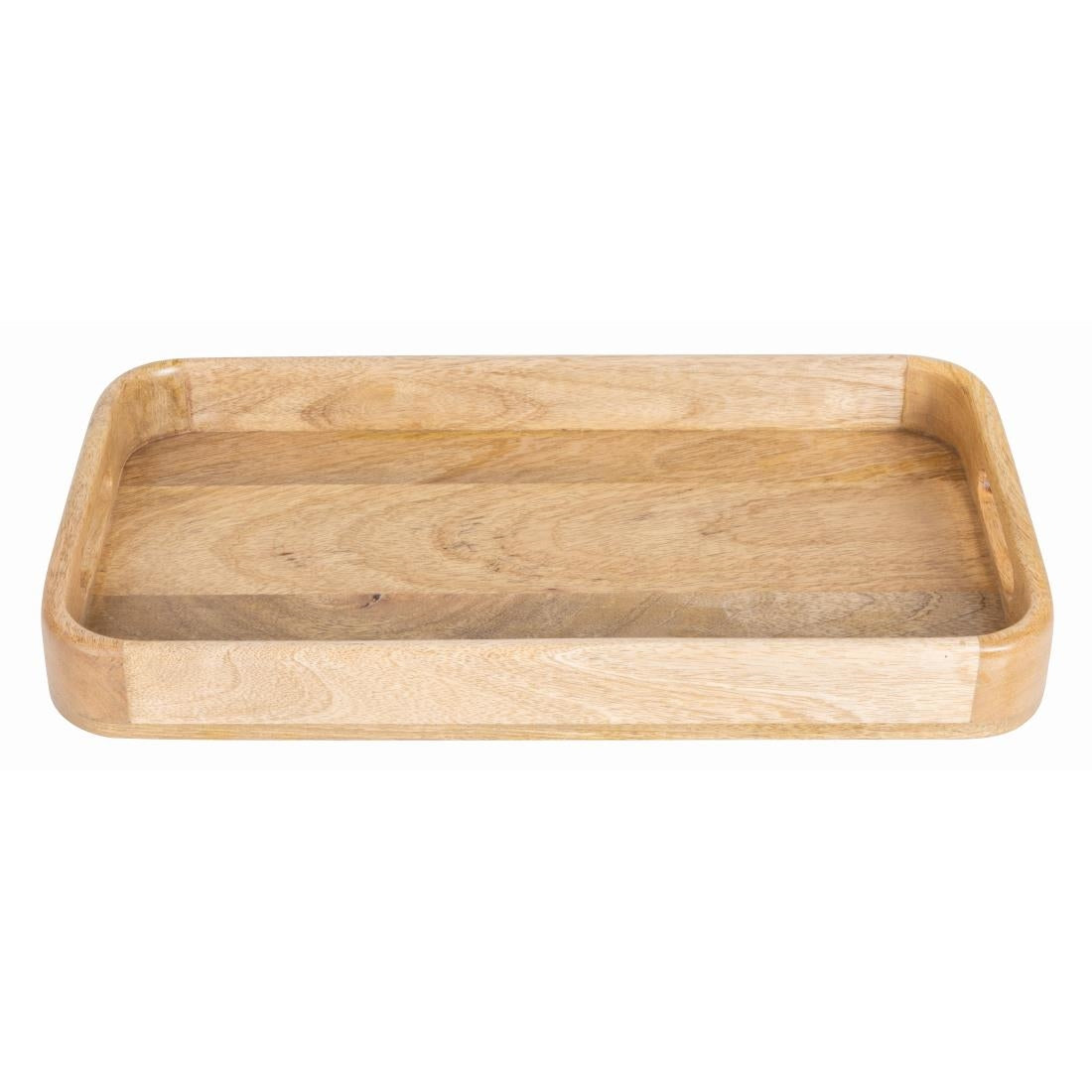 JA888 Olympia Mangohout Rechthoekig Diep Dienblad 430x230mm