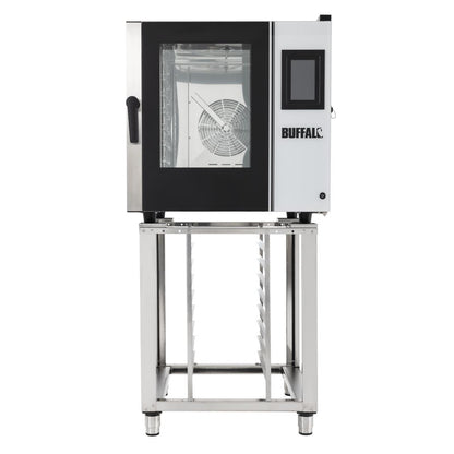 SA770 Buffalo Vrijstaande Slimme Touchscreen Combi Oven 7 x GN 1/1 Met Installatiekit