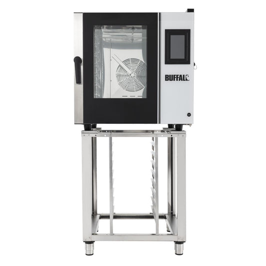 SA770 Buffalo Vrijstaande Slimme Touchscreen Combi Oven 7 x GN 1/1 Met Installatiekit
