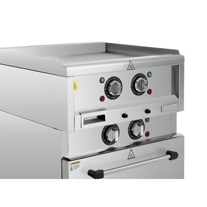 SA809 Buffalo 600 Serie Vrijstaande Elektrische Bakplaat Met Heteluchtoven