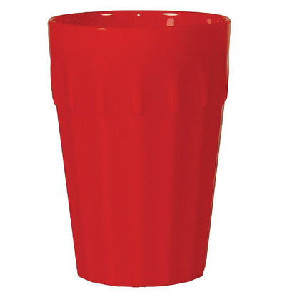 CE273 Olympia Kristallon polycarbonaat bekers 14,2cl rood (12 stuks)