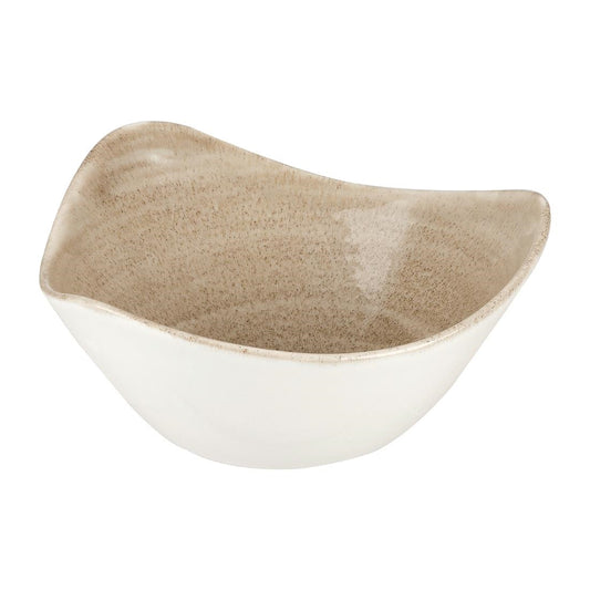HC796 Churchill Stonecast Patina Antique Taupe Driehoekige Kom 15.2cm (12 stuks)