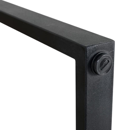 DK905 Bolero Industriële Bartafel Van Staal En Acacia, 1800x900mm