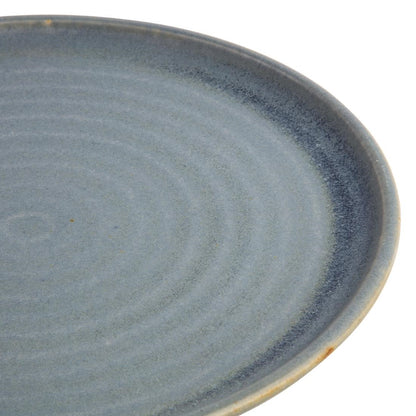 FA303 Olympia Canvas ronde borden met smalle rand blauw graniet 26,5cm (6 stuks)