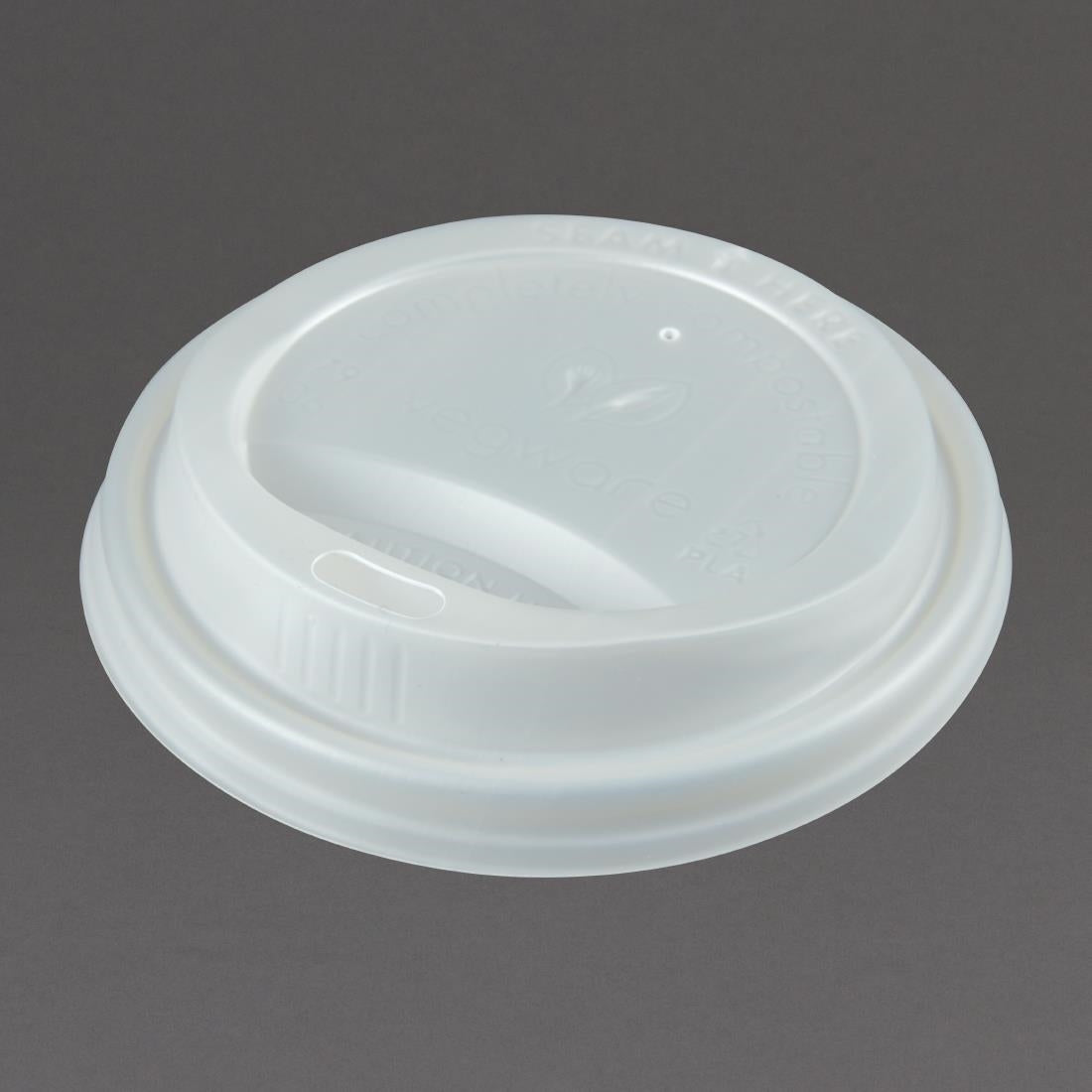 GH024 Vegware 79-serie deksels voor dubbelwandige bekers 230ml (500 stuks)